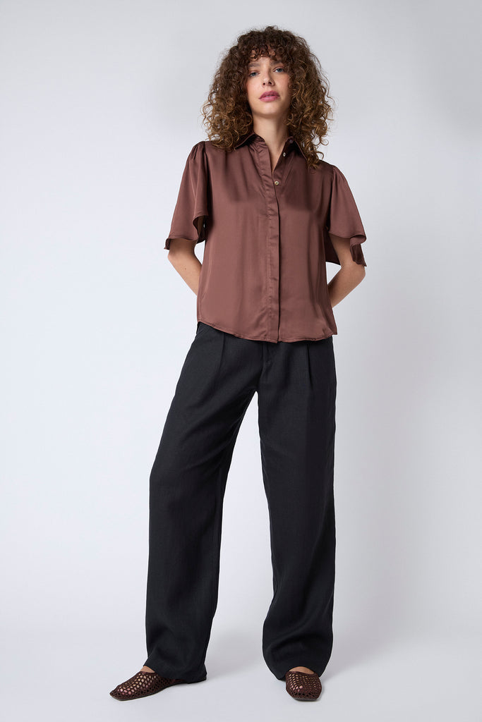 Blusa Mónaco Chocolate