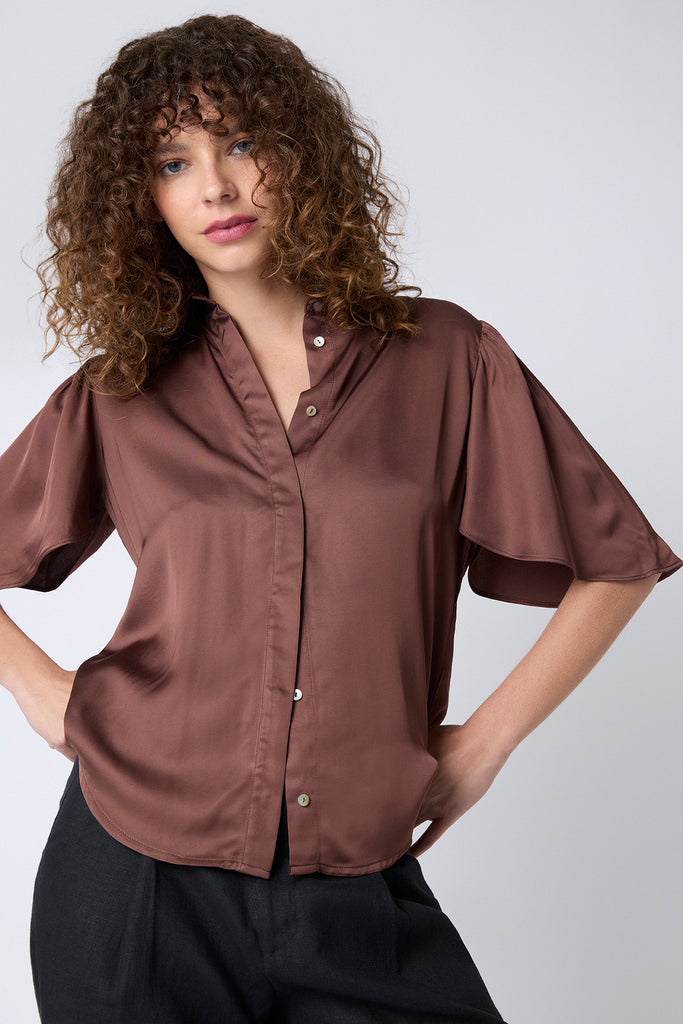 Blusa Mónaco Chocolate