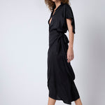 Total Look Pollera milano Negra con lazo 