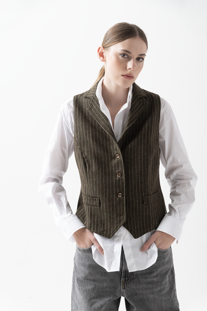 Gilet Oliver Diplomático Verde