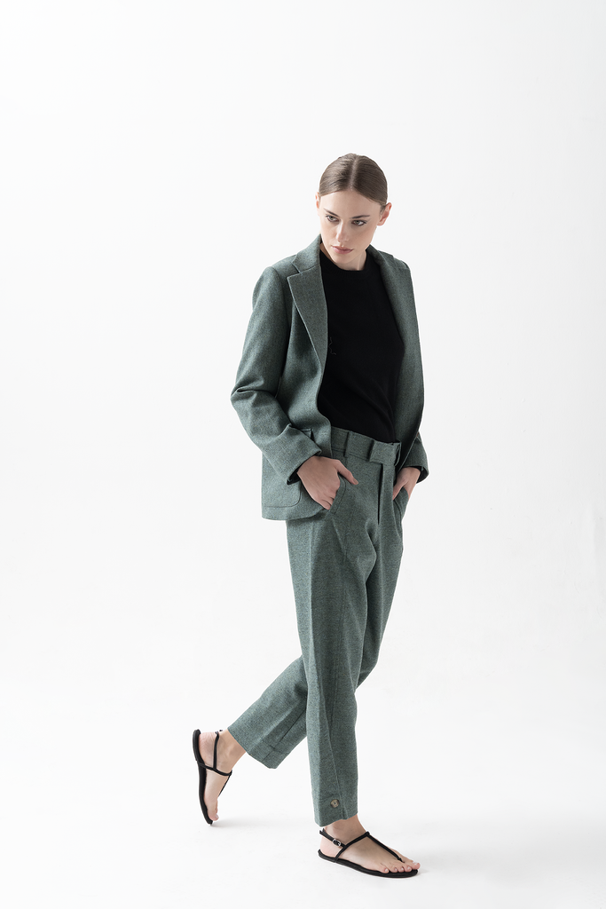 Blazer Vik Lana Aqua