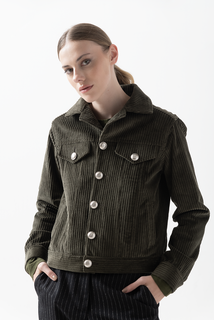 Chaqueta Kika Cotelé Verde
