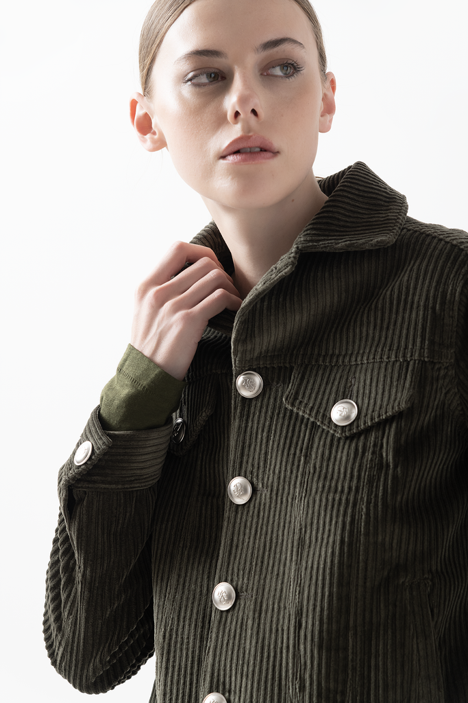 Chaqueta Kika Cotelé Verde
