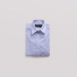 Camisa Luz Rayada Celeste