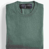Sweater Cashmere Cuello Redondo Matcha