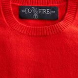Sweater Cashmere Cuello Redondo Rojo