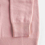 Sweater Cashmere Cuello V Rosado