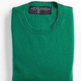 Sweater Cashmere Cuello Redondo Verde