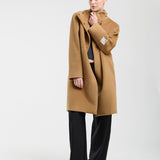 Abrigo Chicago Lana Virgen Camel