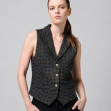 Gilet Oliver Lana Cuadrille Gris