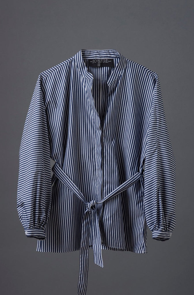 Camisa Tokyo Rayada Azul