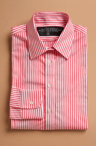 Camisa Luz Rayada Roja